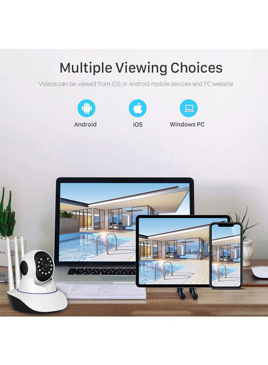 Camera - 3MP 11 IR LED 3.6mm Lens HD PTZ Two Way Audio Wifi SD Card _ Cloud Sto