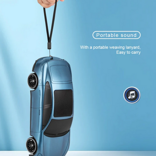 Bluetooth Speaker Car Model Speaker with Solar Charging Functi