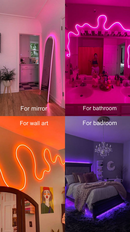 RGB Neon Rope Strip Lights