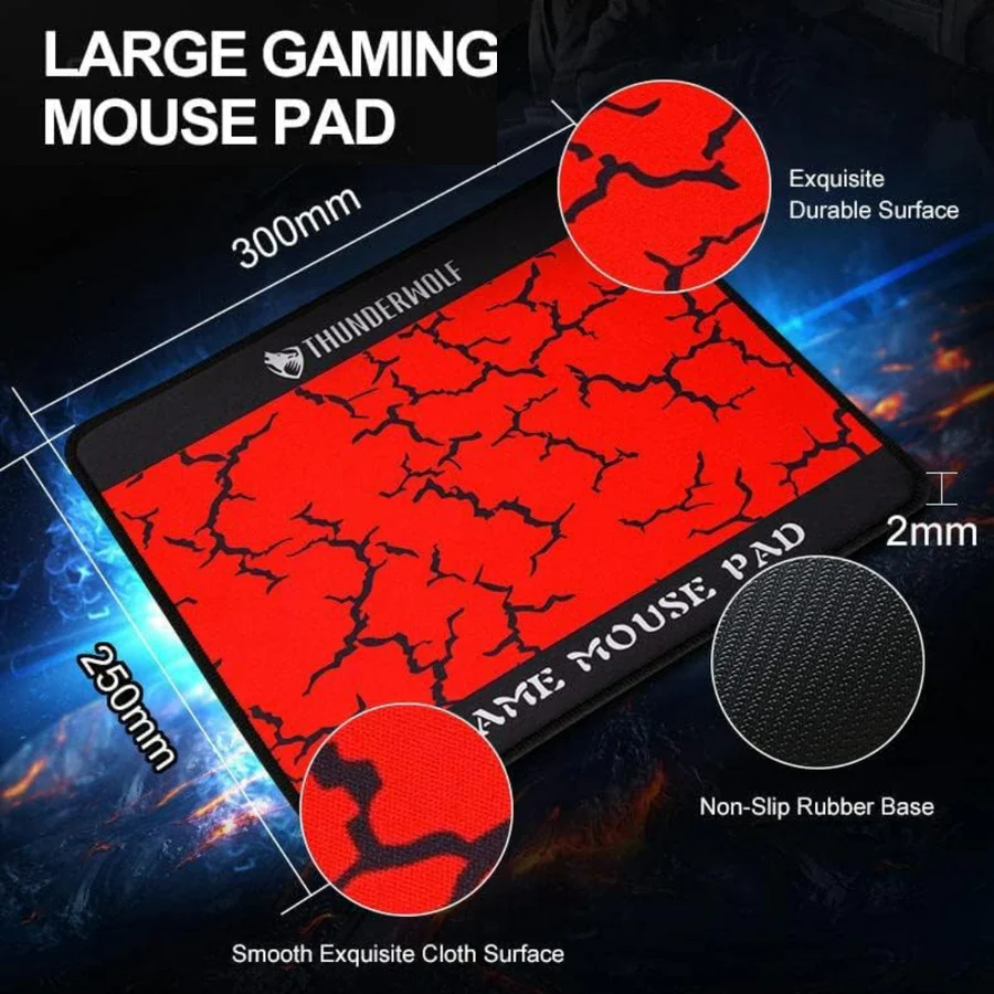 4 in 1 Gaming Combo: Keyboard, Headset, Mousepad, Mouse