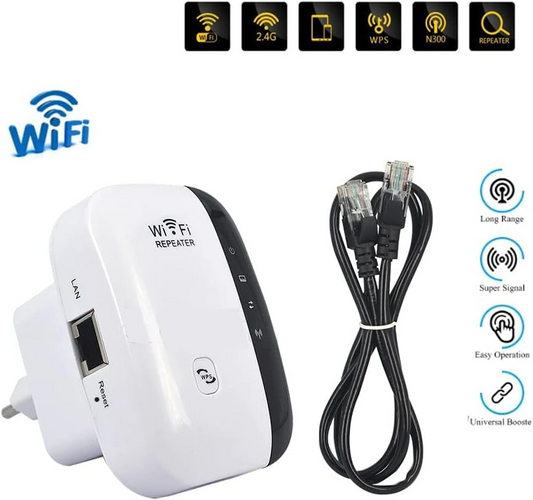 WLAN Signal Repeater Wireless Amplifier Range Extender Router LAN Acce