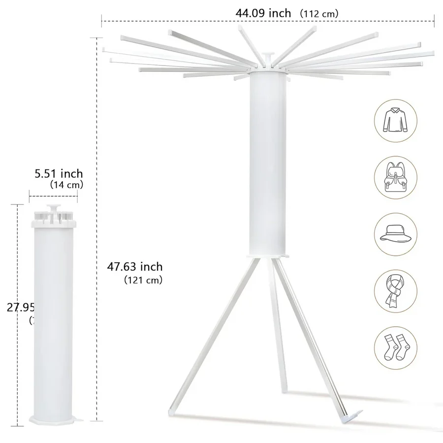 Folding Tripod Clothes Airer