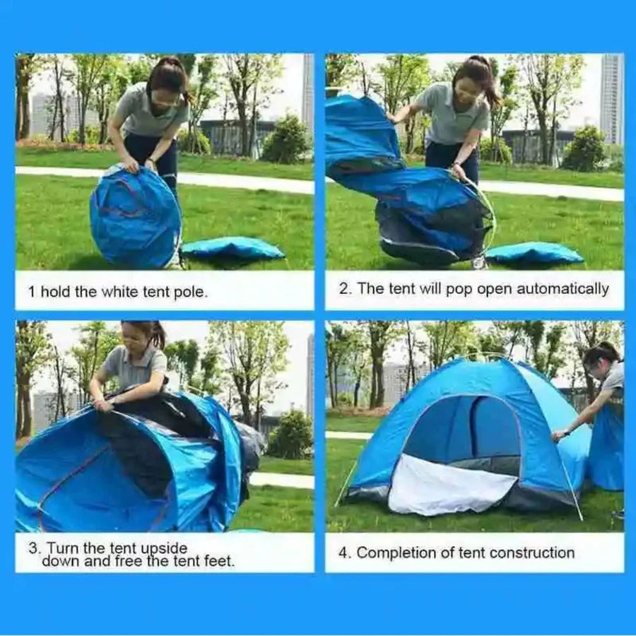 Automatic Pop-Up Tent – Waterproof & Windproof