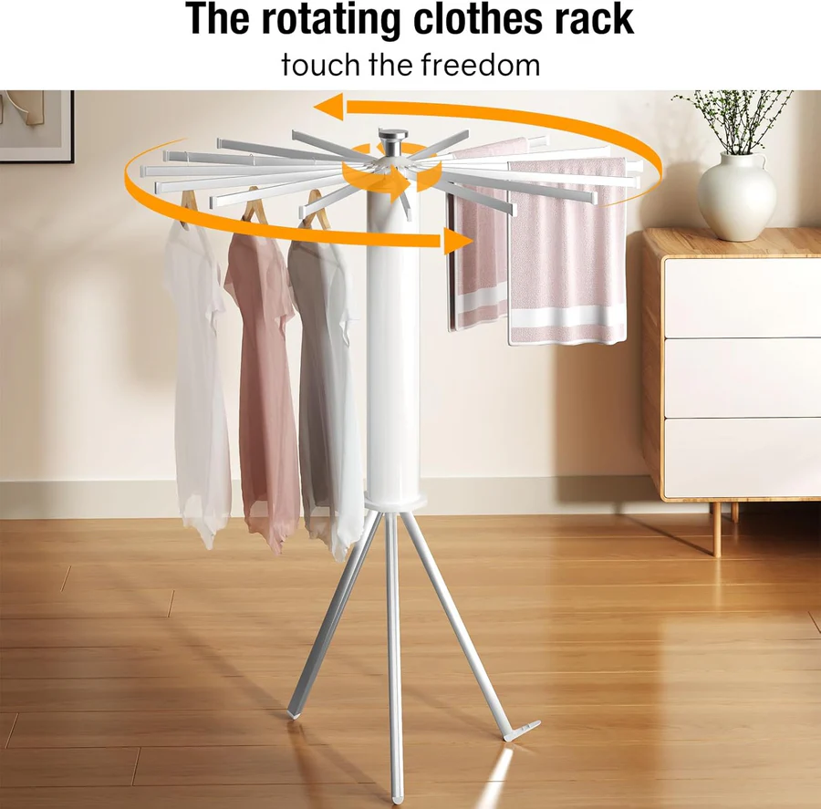 Folding Tripod Clothes Airer