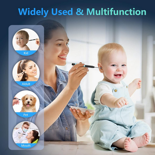 Ear Wax Removal Tool with Camera – HD Ear Cleaner with 6 LED Lights