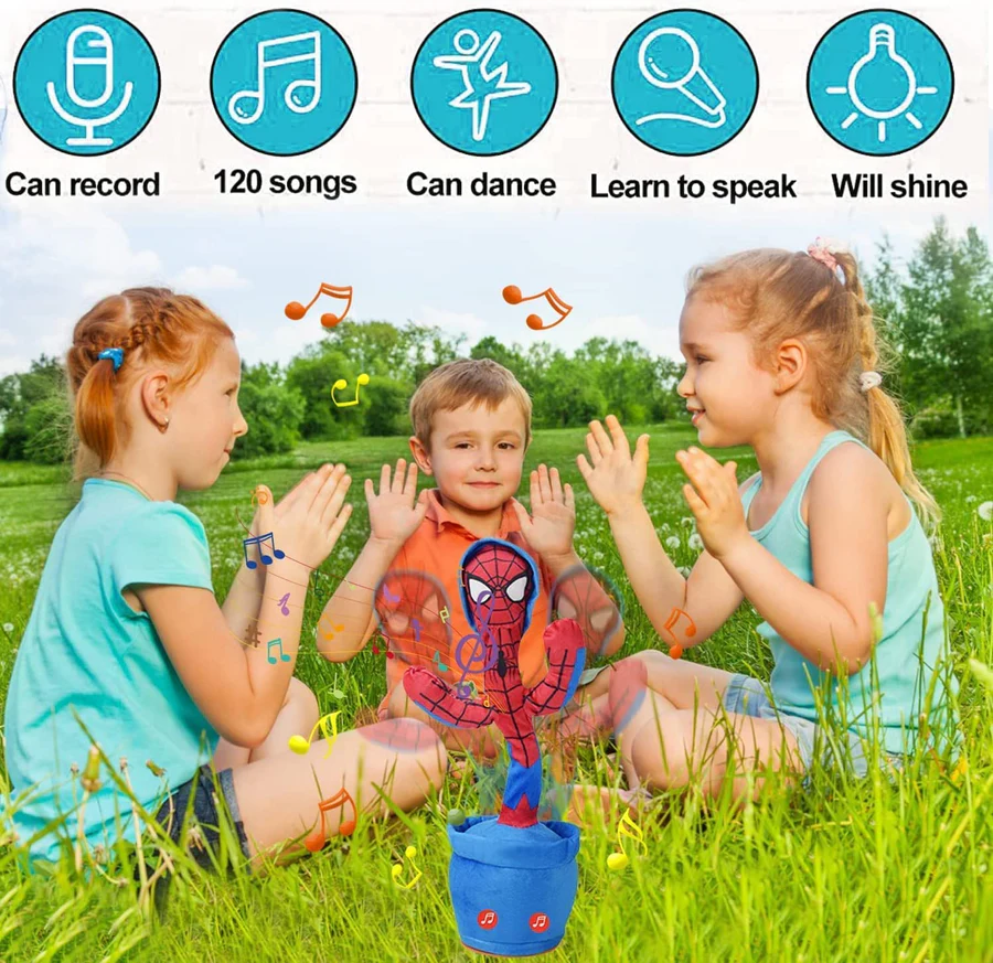 Dancing Talking Plush Toy, Cactus Talking Toy