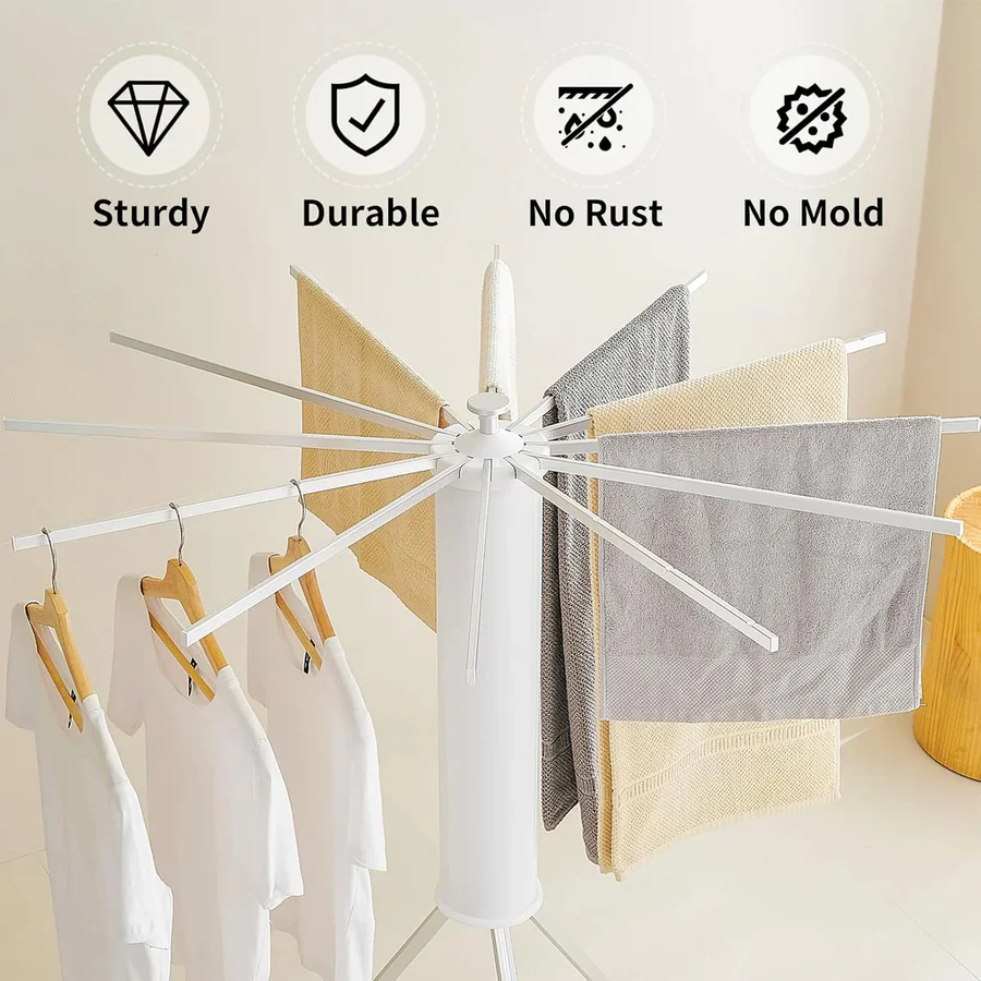Folding Tripod Clothes Airer