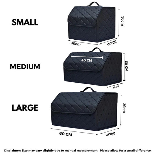 Large Capacity Multipurpose Tools Storage Bag, Car Trunk Organizer Box