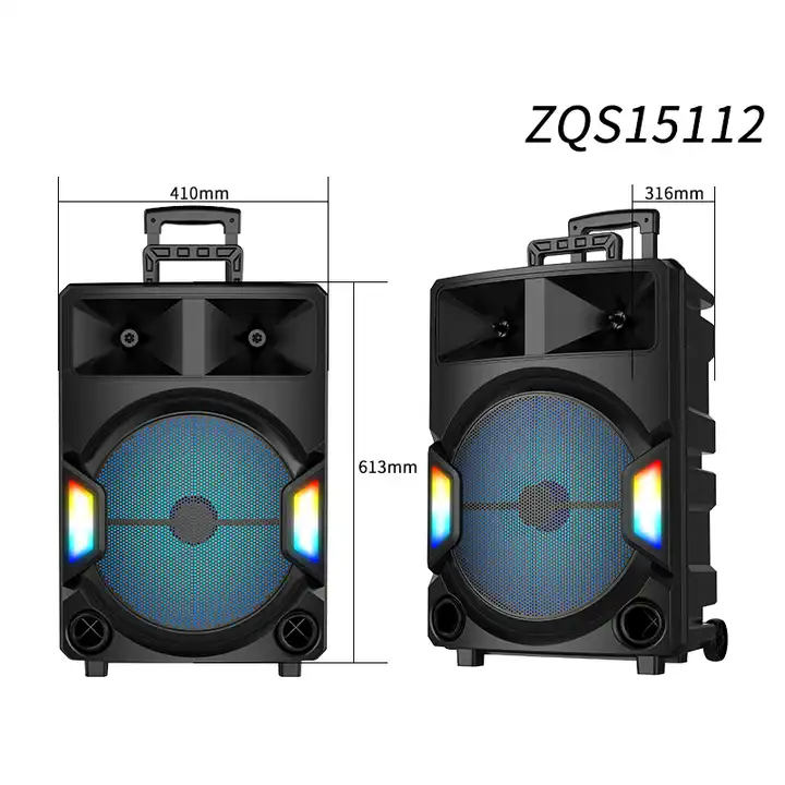 Wireless Bluetooth Speaker 15 inch with Microphone
