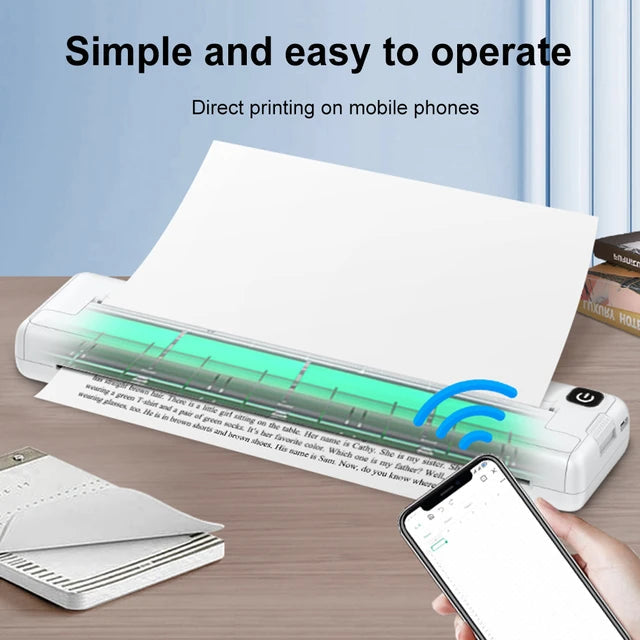 Portable Bluetooth Thermal Printer A4