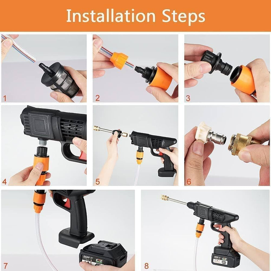 48V Portable Electric Car Water Pressure Washer