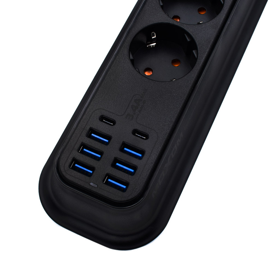 Power Strip with Anti Static Sockets MX-ST05 MOXOM
