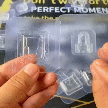 Self Adhesive Hooks Tape (10 Pairs)