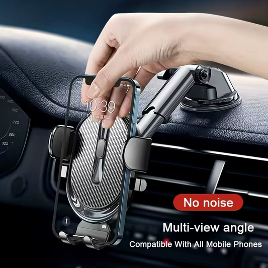Universal 360° Car Phone Holder – Gravity Sensing Mount