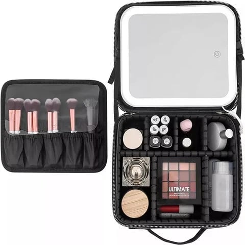 Adjustable Light Make up Bag with Mirror LED Light