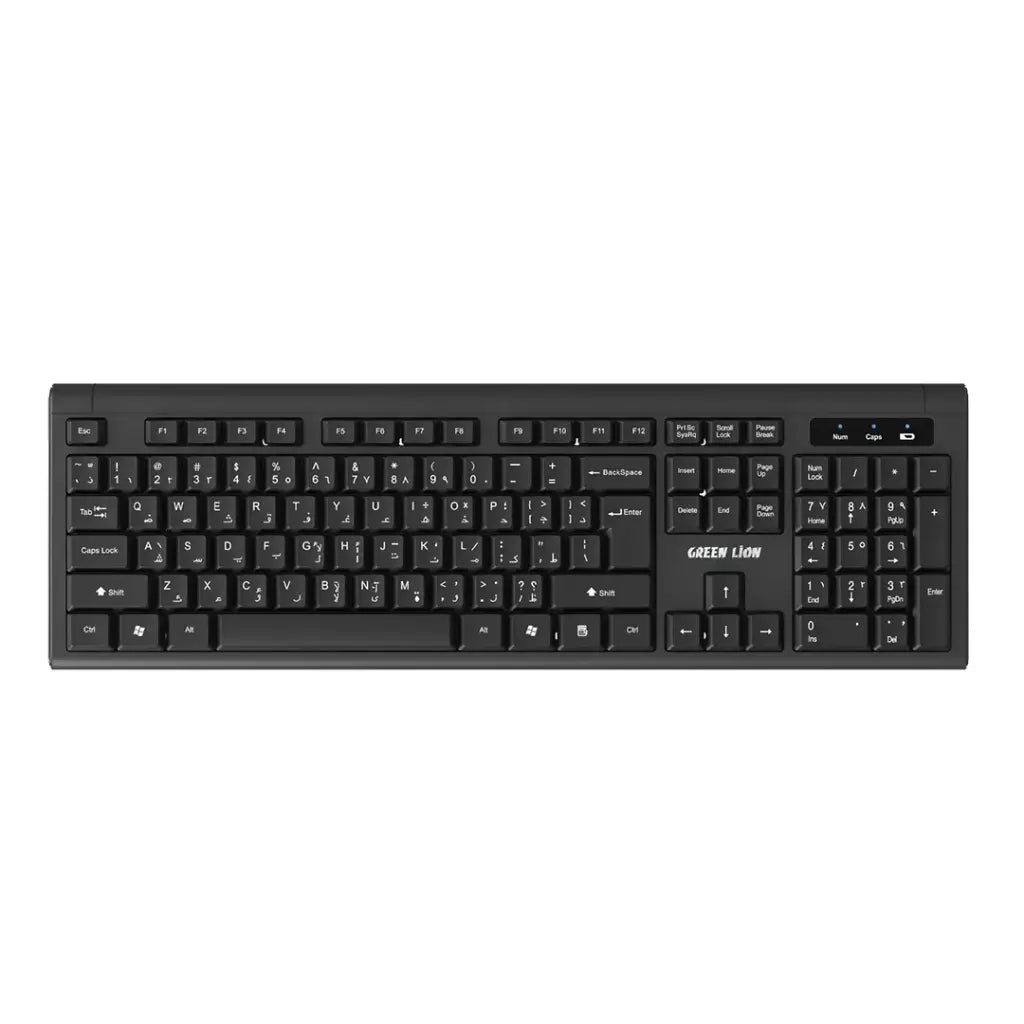 Green Lion GKM-200 Wireless Combo Keyboard and Mouse