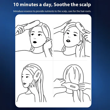 Electric EMS Scalp & Hair Care – LED Therapy