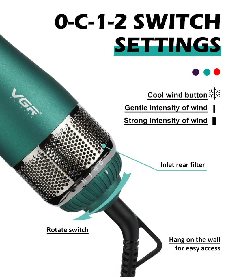 V493 (4 in 1) Hot Air Styler for Women
