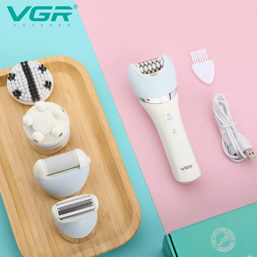 5-in-1 Women’s Grooming Kit – Shaver, Trimmer, Facial & Body
