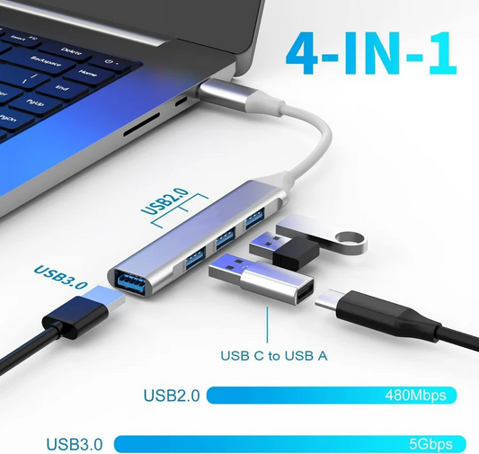4 Ports USB Hub USB Splitter