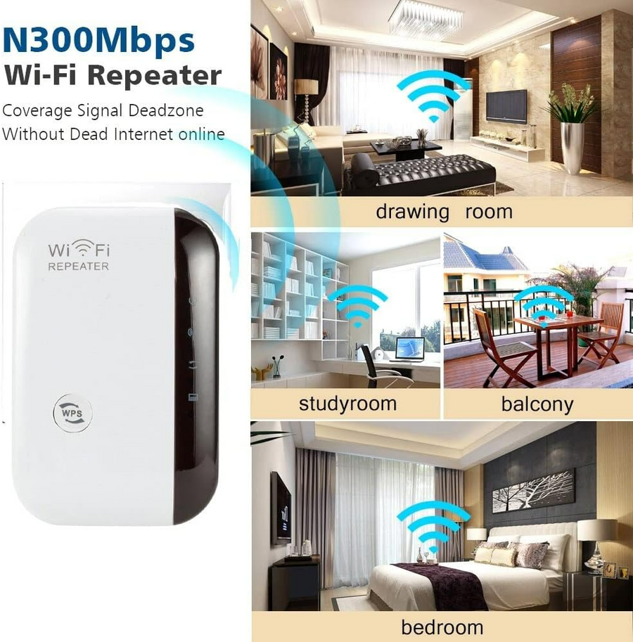 WLAN Signal Repeater Wireless Amplifier Range Extender Router LAN Acce