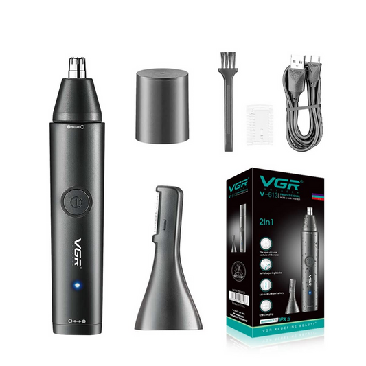 Ear, Nose & Eyebrow Trimmer – USB Rechargeable, Nose Clipper