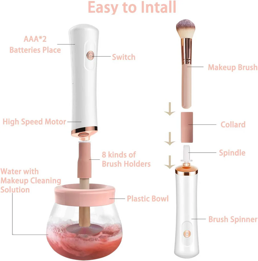 Makeup Brush Cleanser - All Brush Types & Sizes