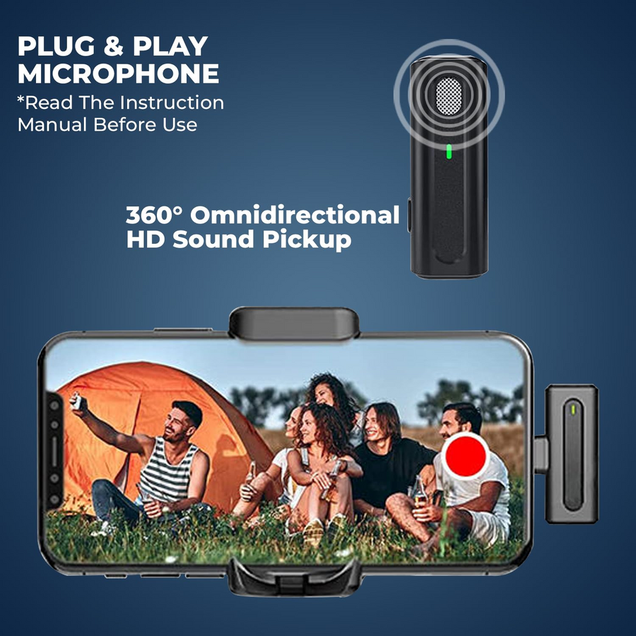 Two Wireless Microphone Type-C