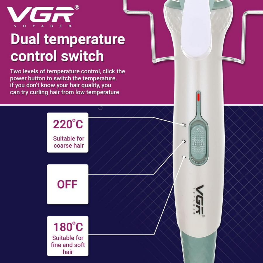 V597 - Professional Wavy Hair 5 Barrels Curling Iron