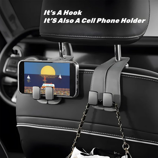 Leather Car Seat Hooks