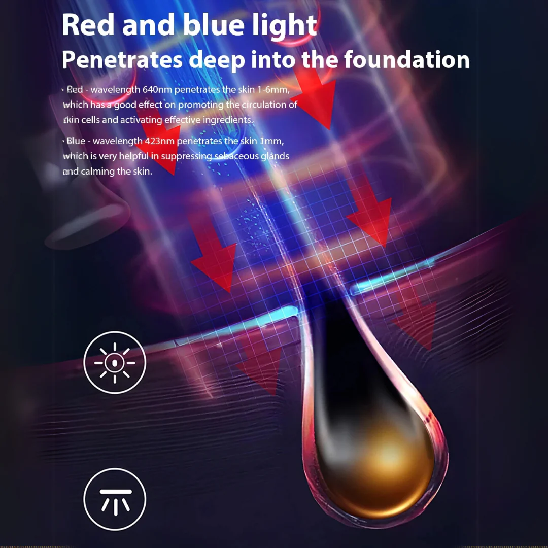 Electric EMS Scalp & Hair Care – LED Therapy