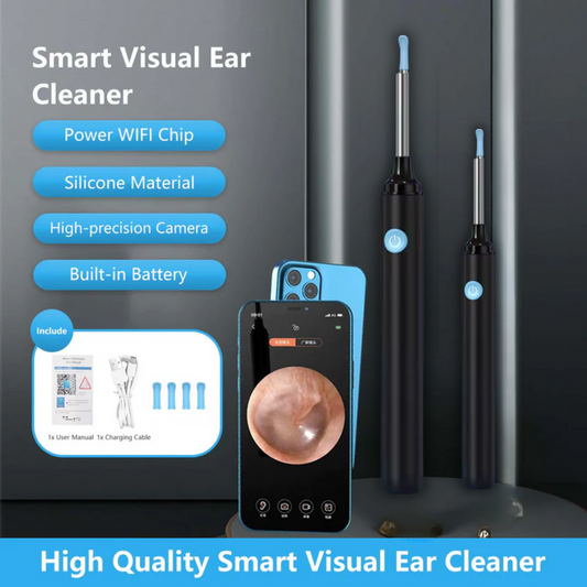 Ear Wax Removal Tool with Camera – HD Ear Cleaner with 6 LED Lights