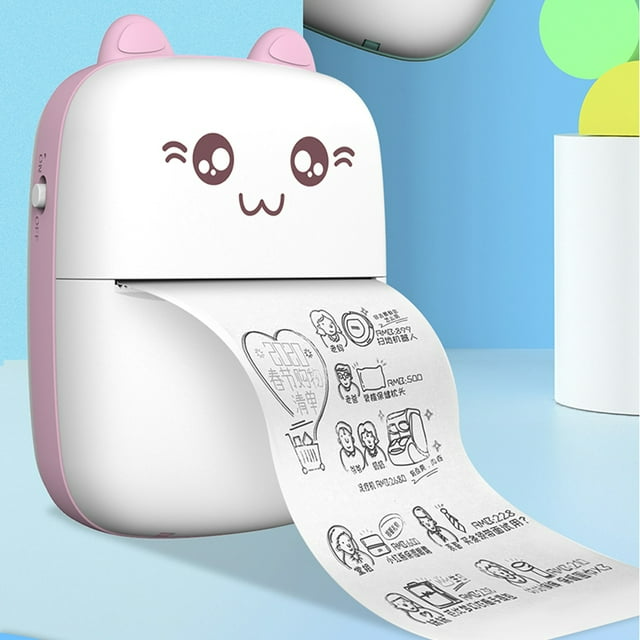 Bluetooth Pocket Mini Printer, For Android & iOS With 1 Free Paper Rol