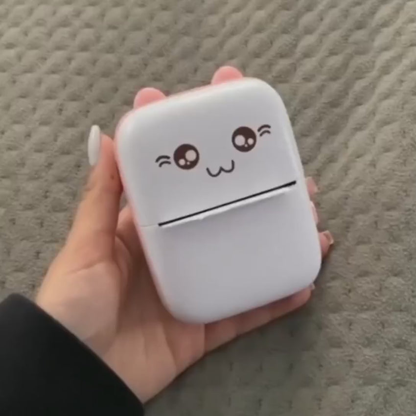 Bluetooth Pocket Mini Printer, For Android & iOS With 1 Free Paper Rol
