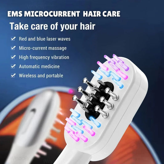 Electric EMS Scalp & Hair Care – LED Therapy
