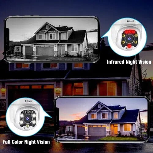 Security Camera Outdoor HD 1080P Wi-Fi IP Cam Pan Tilt 360