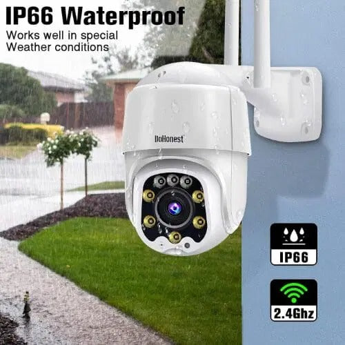 Security Camera Outdoor HD 1080P Wi-Fi IP Cam Pan Tilt 360