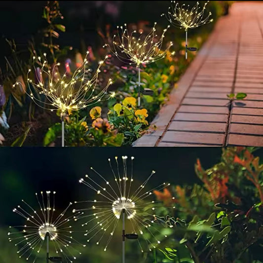 Stardust Adjustable Solar Powered Garden Firework Lights