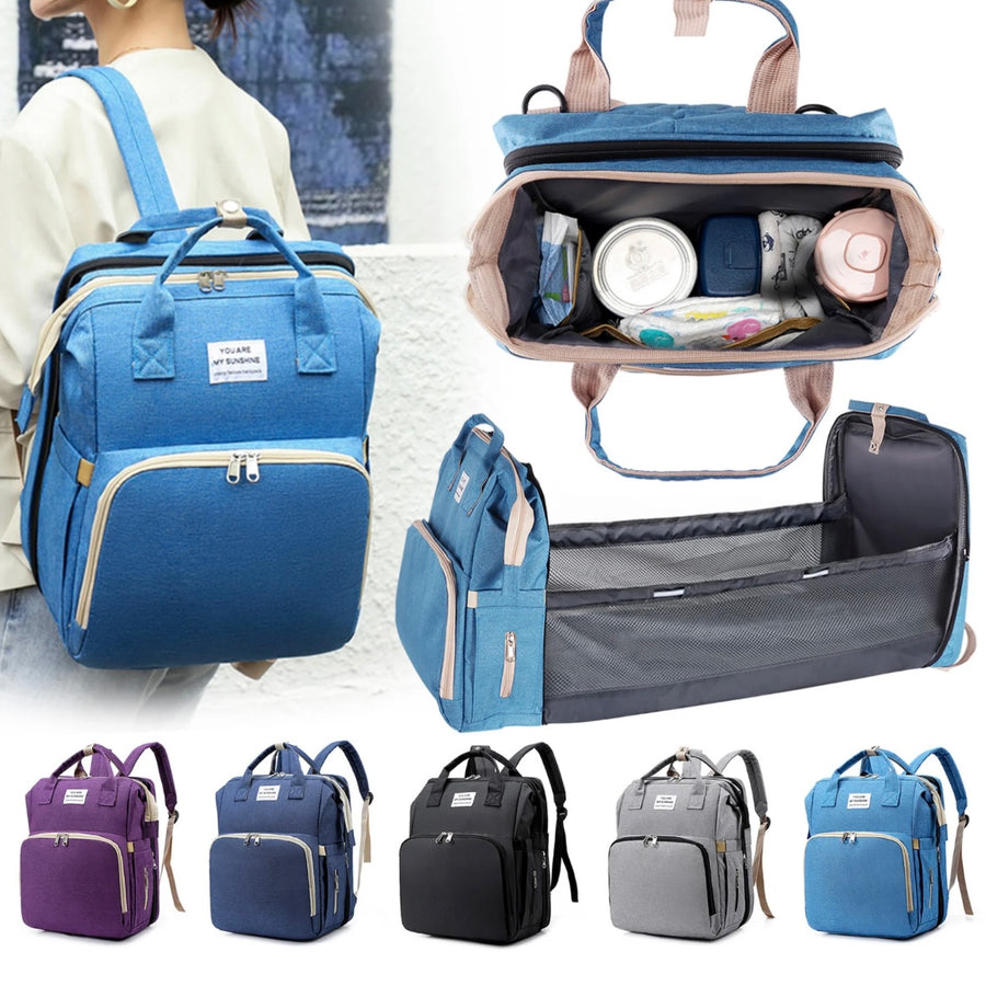 Multi-Functional Diaper Baby Bag Backpack