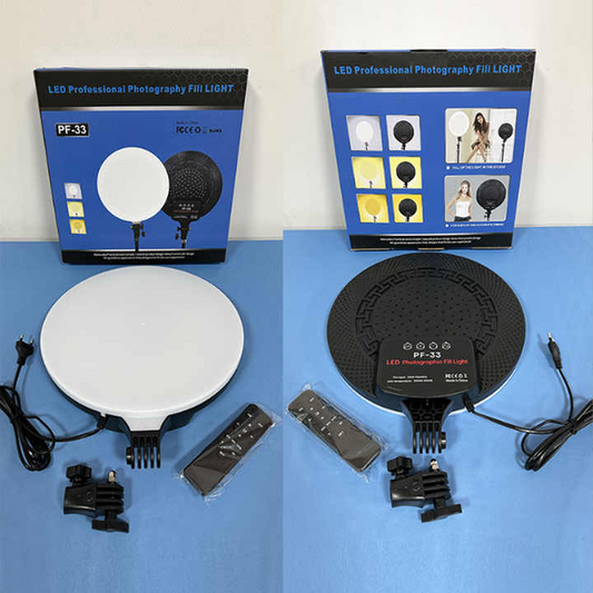 LED Lamp Round Panel Lights for Photography, Home & Office Lighting