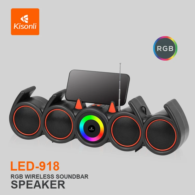 Soundbar Bluetooth RGB Speaker With Dynamic RGB Lighting LED-9