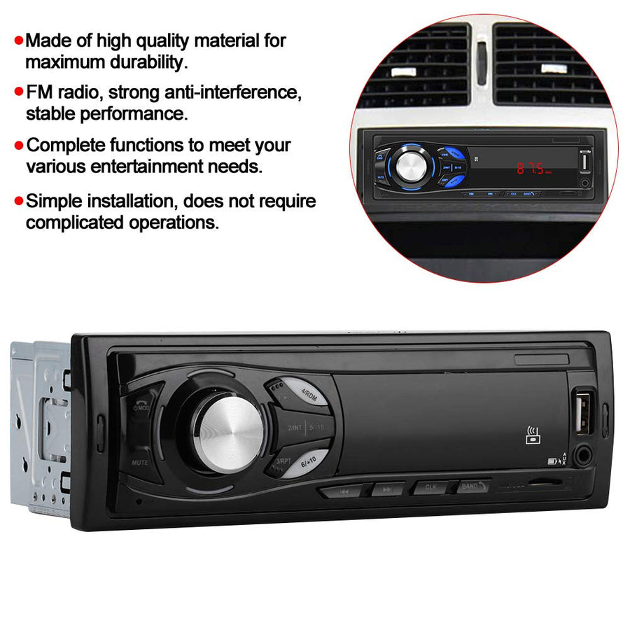 CAR RADIO MP3 AUDIO PLAYER SUPPORT FM _ USB _ SD CARD _ BLUETOOTH