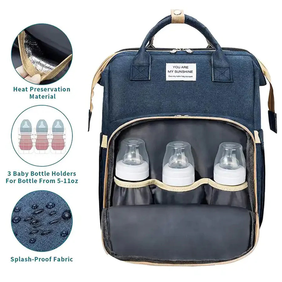 Multi-Functional Diaper Baby Bag Backpack