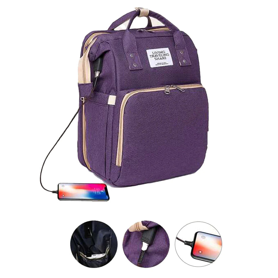 Multi-Functional Diaper Baby Bag Backpack