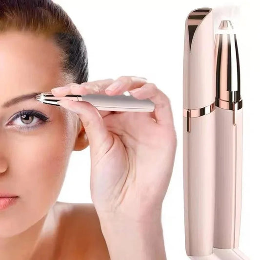 Women Electric Eyebrow Trimmer Hair Removal Epilator Painless