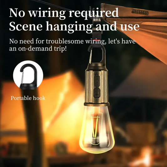 Portable Camping Lamp 600mAh LED with Hanging Portable Lighting Waterproof