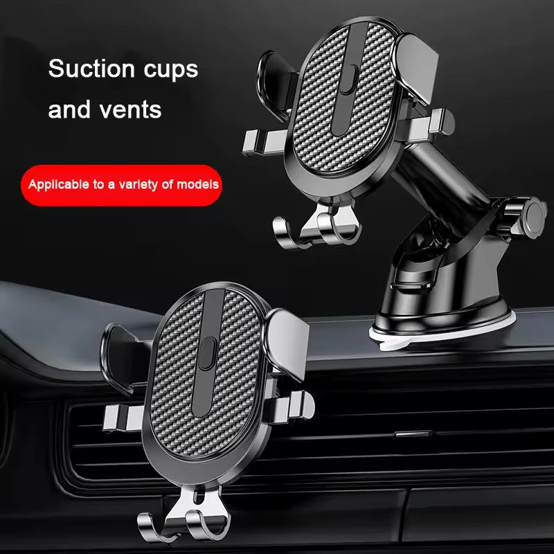 Universal 360° Car Phone Holder – Gravity Sensing Mount