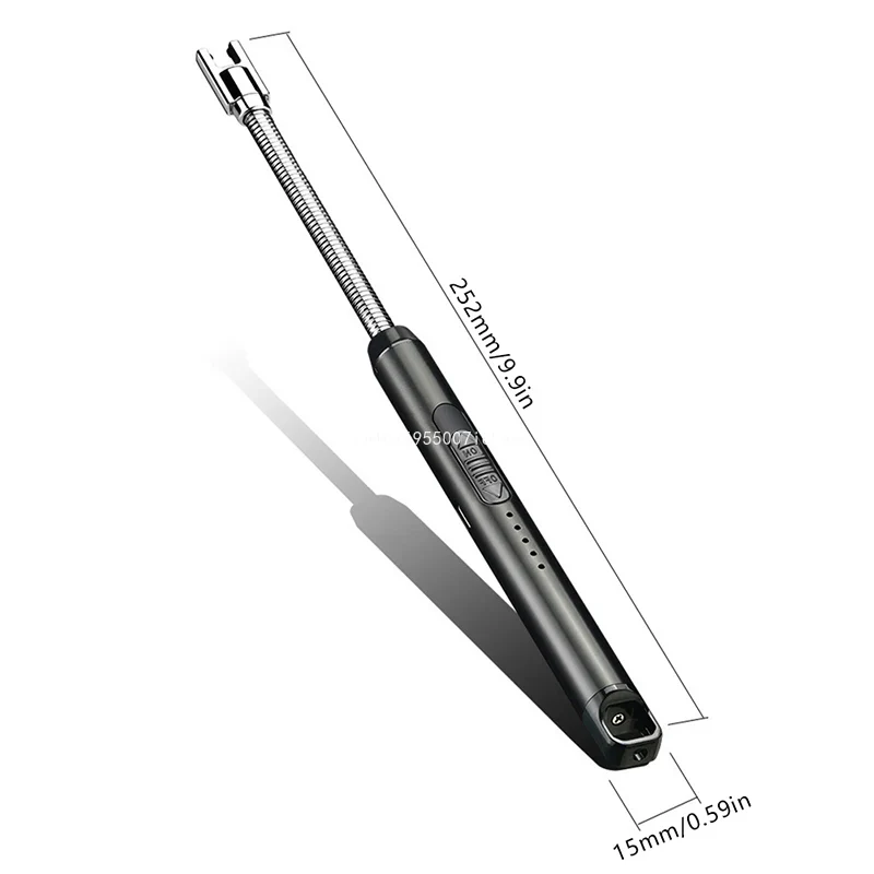 BBQ Lighter with Rechargeable USB Cable with Flexible Goose Neck