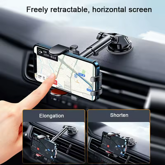 Universal 360° Car Phone Holder – Gravity Sensing Mount