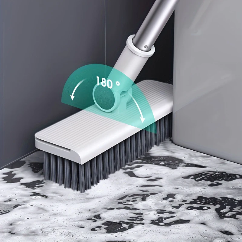 4 in 1 Broom & Dustpan Set – Multifunctional Floor Brush - Folding Mop